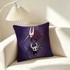 H-Hollow Knight Silksong Game Pillow Case Square Double-Sided Sofa Cushion Cover Bedroom Bedside Pillow