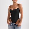 Sexy Spitzenbesetzter High-Waist Formender Strumpfhalter-Bodysuit Für Damen