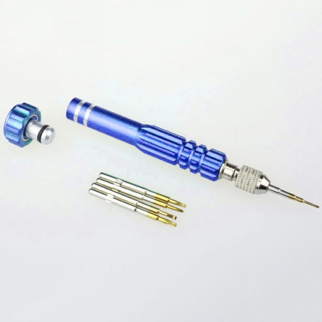 5 in 1 Precision Watch Glasses Maintennance Phone Repair Screwdriver Open Tool Set Kit