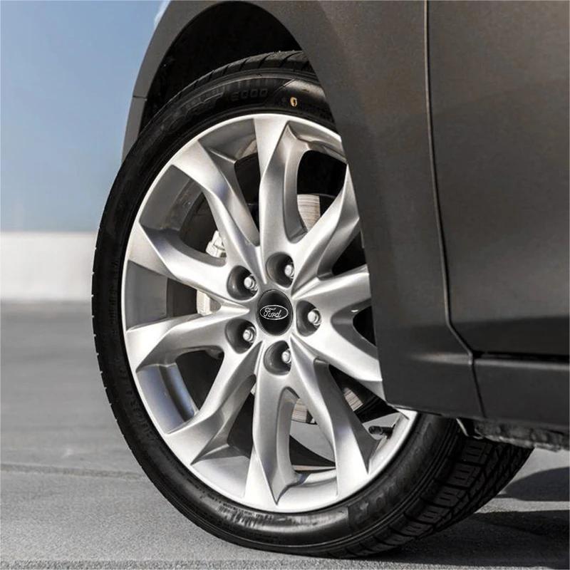 4PCS 54mm Car Tire Center Covers Hubcap Stickers Wheel Hub Caps Accessorie For Ford Focus Mk2 Mk3 Mk4 Party Ranger Qz4 Mondeo Galaxy