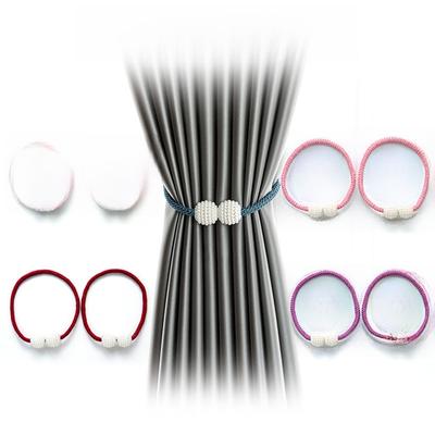 Элегантные магнитные жемчужные подхваты для штор без сверления современные декоративные держатели для штор аксессуары для домашнего декора