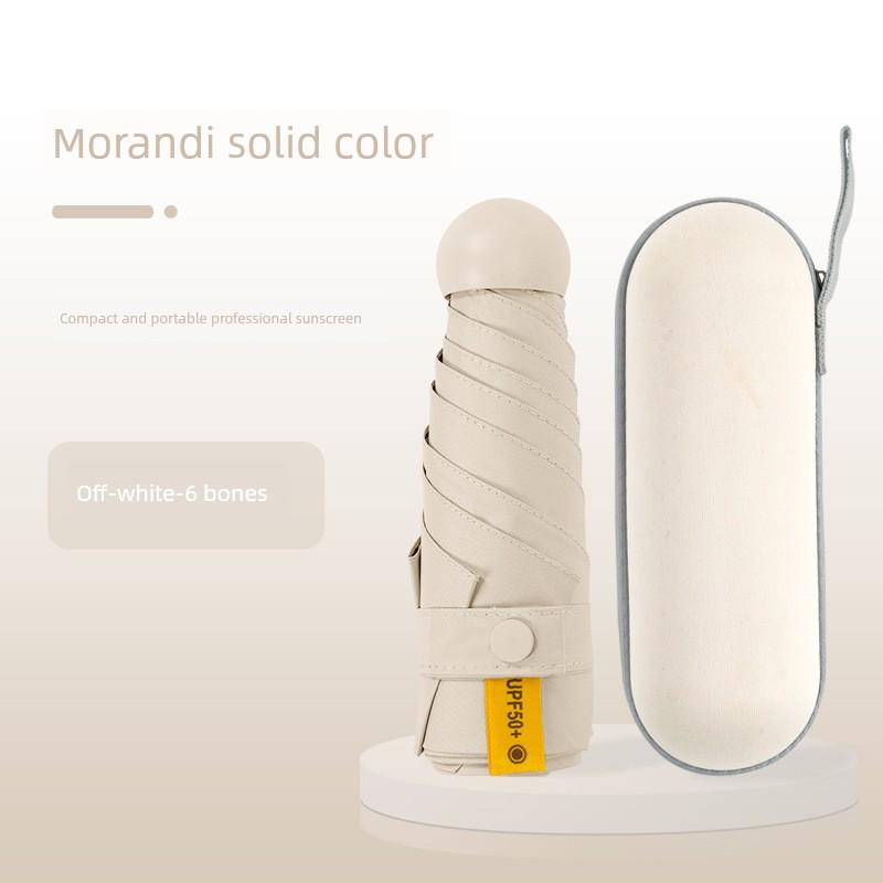 Dual-Use Umbrella for Women, Sun Protection, Uv Protection, Pocket Umbrella, 40% off Flat Sun Umbrellas, Compact Sunshade Umbrella