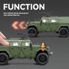 1:20 Dongfeng Mengshi gepanzertes Fahrzeug Simulation Legierung Auto Modell Lenkung Stoßdämpfung Bewaffnetes Geländefahrzeug Licht & Ton