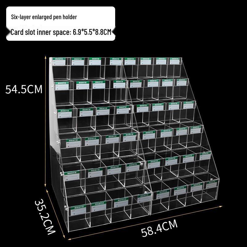 Acrylic Price Tag Display & Pen Holder Stand