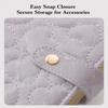 with Snap Button Jewelry Storage Book PU Leather Storage Bag Portable Jewelry Organizer  Travel