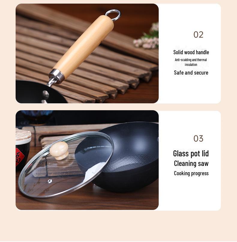 Mini tigaie neacoperită de 20 cm pentru mașina de gătit cu inducție - compactă, ușoară, ideală pentru utilizarea de o singură persoană