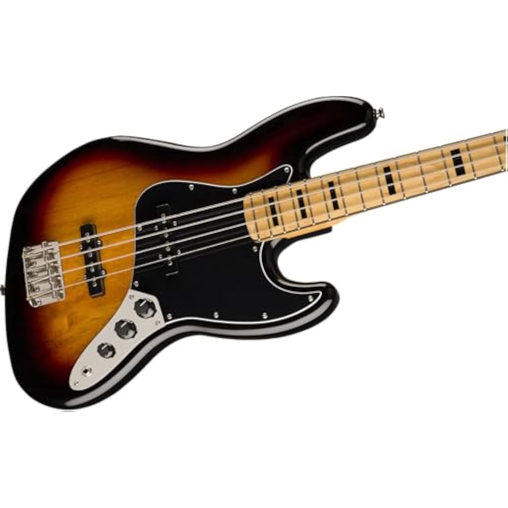 Squier by Fender Electric Bass Classic Vibe '70s Jazz Bass®, Maple Fingerboard, 3-Color Sunburst ...