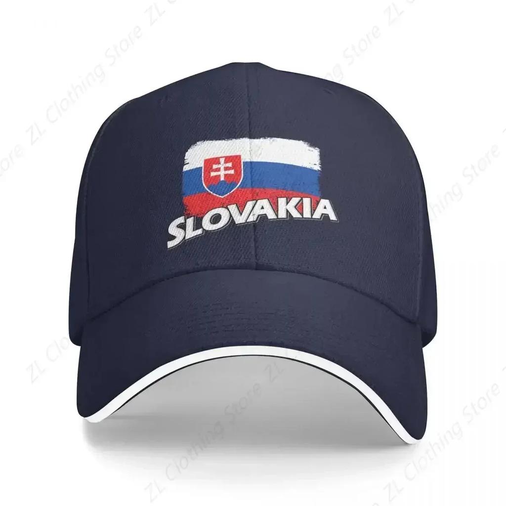 Slovakia Flag Baseball Cap Anime Fashionable Unisexs Womens