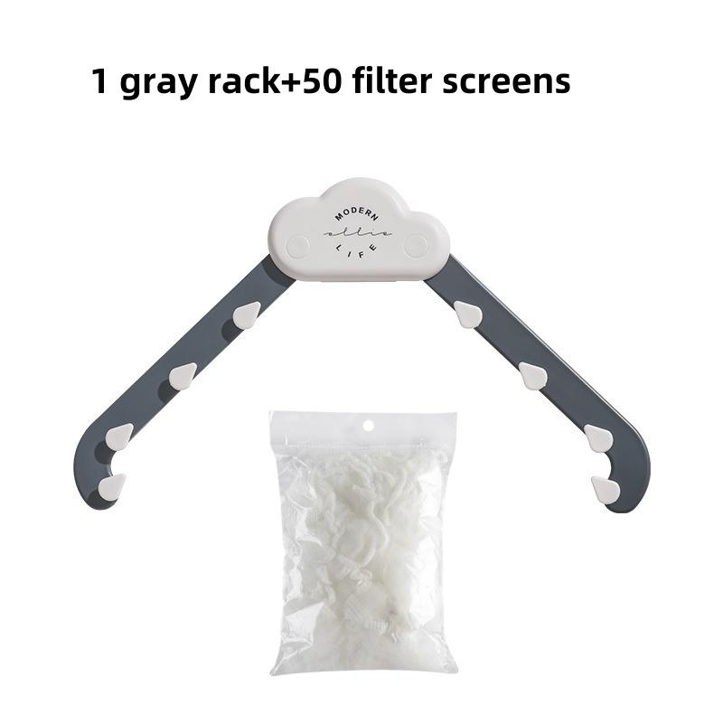 50/100 Stück Sets NEU Spülbeckenablaufgestell Küchenspüle Müllfiltersieb Spüle Einweg-Filterbeutel Auslaufsicher Waschmaschenfilter