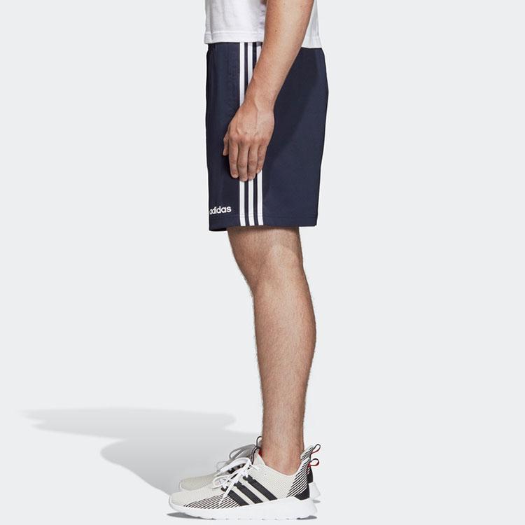 Adidas Side Stripe Performance Shorts Men Bottoms Legend-Ink-Blue DU0501