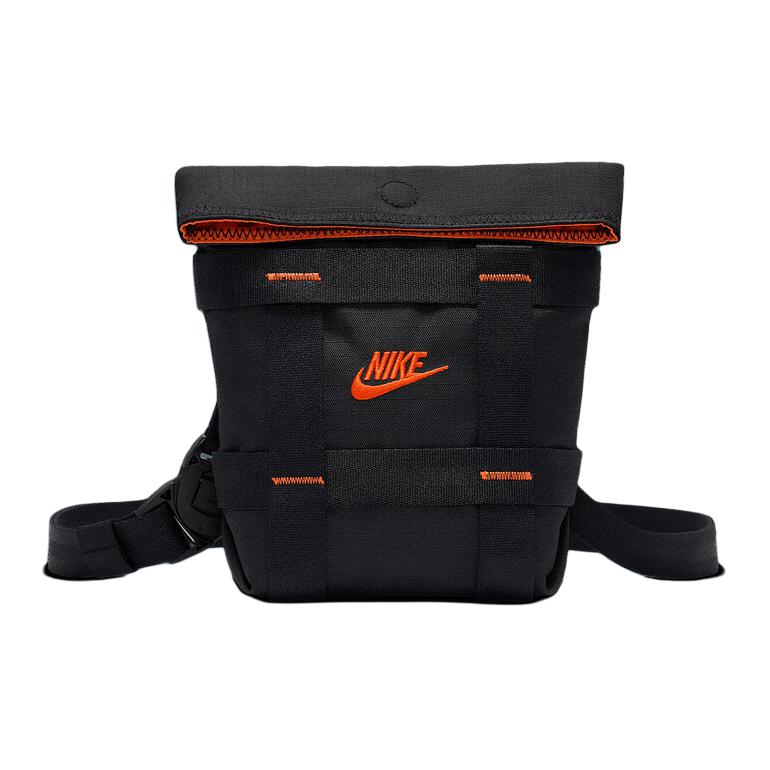 Nike Casual Versatile Fabric Shoulder Crossbody Bag Unisex Bags Black HF8106010