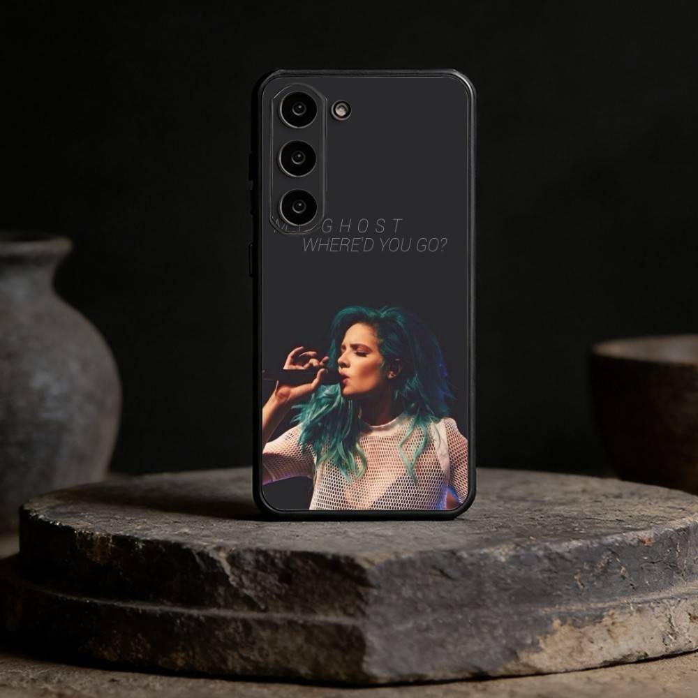 Singer H-Halsey Phone Case For Samsung Galaxy A13,21s,22,31,32,52,53,71,72,73,Soft Black Cover