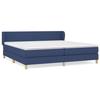 Maison Exclusive - Sommier à lattes de lit avec matelas Bleu 200x200 cm Tissu