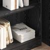 Bookshelf Black Oak Look 80 x 24 x 76 cm Engineered Wood