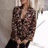 Sacou Casual Nou cu Imprimeu Toamnă Iarnă, Top Outerwear pentru Femei Stil European American pentru Moda Transfrontalieră
