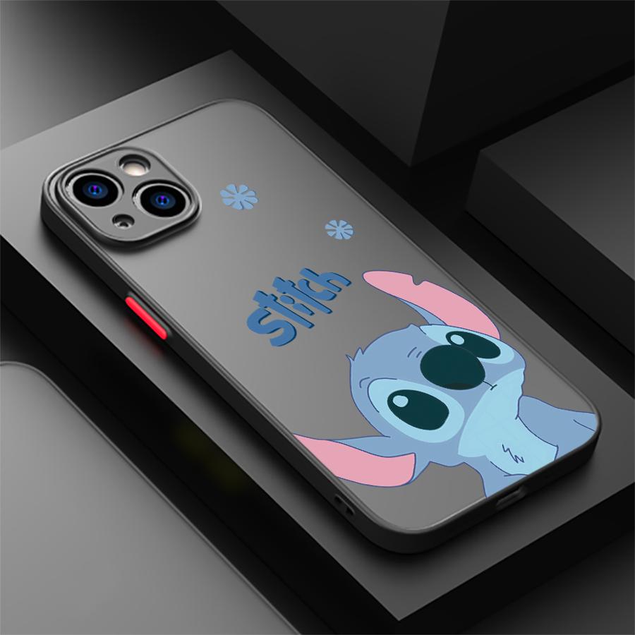 Stitch Angel Back Phone Cover Case for iPhone 17 Pro Max 12 XS XR 17e Air 7 8 SE 11 14 16 Plus 13 Mini 15