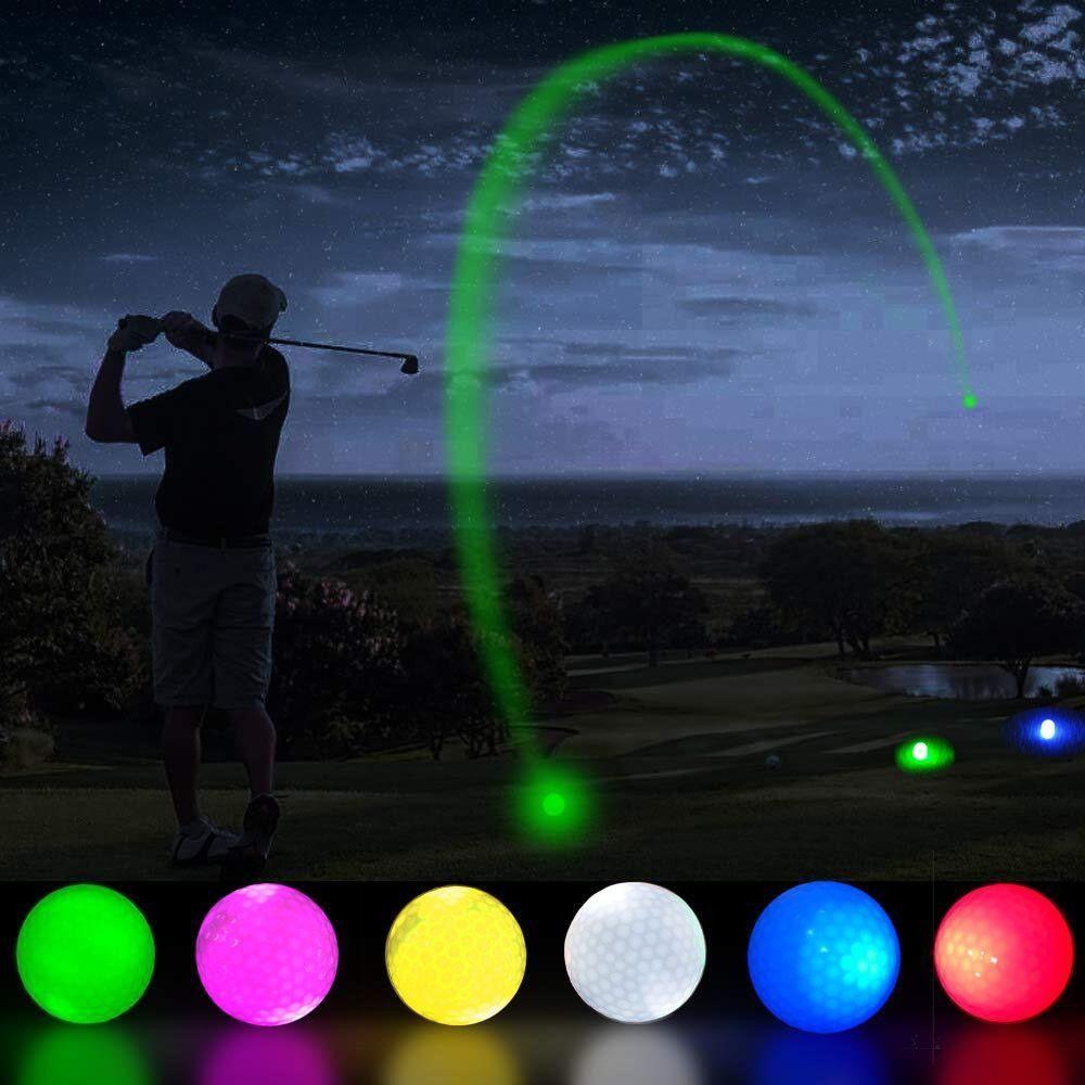40 Hours Battery Life Night Golf Balls Resettable Time Light Up Golf Balls  Golfer Gift
