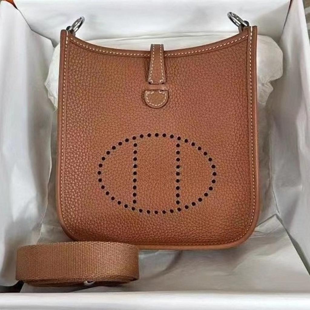 Taška Crossbody taška Dámská Evelyn Vzor TC První vrstva hovězí kůže Prémiový pocit Univerzální Kožená Malá taška Taška na mobilní telefon Taška přes rameno