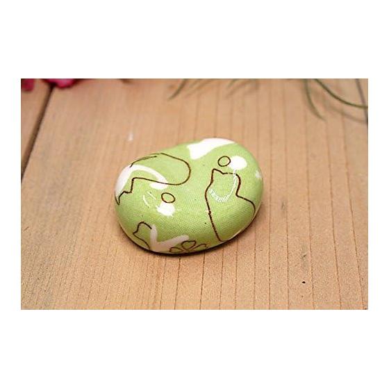 Ceramic Cat Chopstick Rest Set - 5 pcs, Fava Bean Shape, Direct from Manufacturer, Cat Silhouette Design, Pink, Orange, Blue, Green, Gray, Mino Ware,