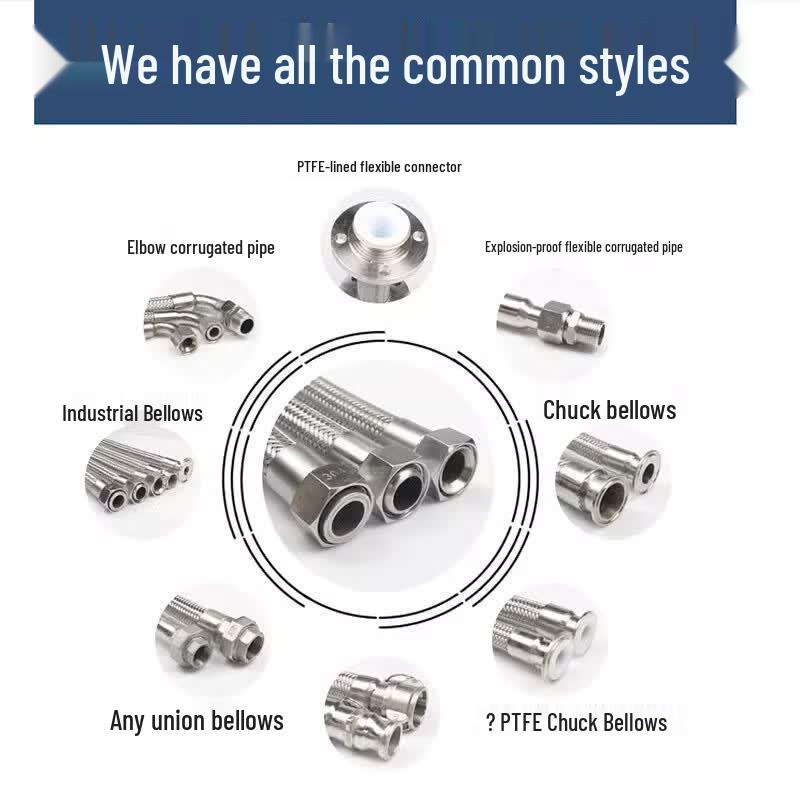 Lang Sai Ze Bo 304 Stainless Steel Industrial High-Pressure Steam Hose
