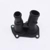 Long Lasting Coolant Flange Thermostat Water Pipe Maintenance For 1493599 Enhances Performances Efficient Engine Cooling