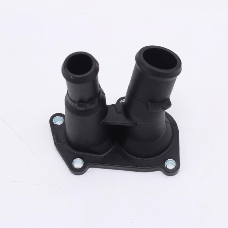 Long Lasting Coolant Flange Thermostat Water Pipe Maintenance For 1493599 Enhances Performances Efficient Engine Cooling