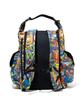 [go Slow Caravan] 358103 Polyester Taffeta 2-Way Roll-Top Day Bag, Psychedelic Free