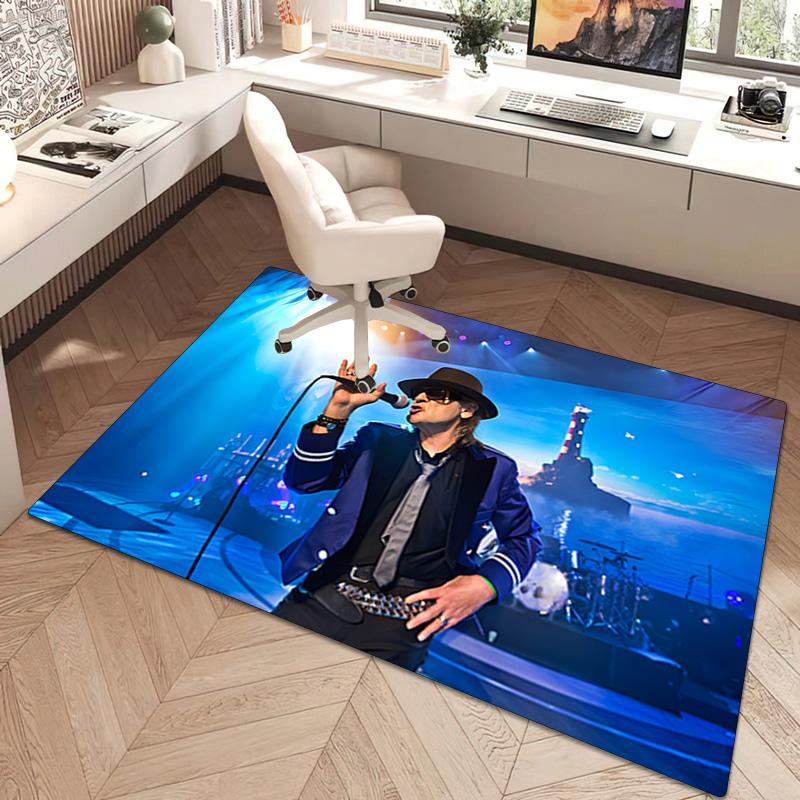 1Pc Udo Lindenberg Rug - home decoration Carpet For Living Room Bedroom Flooring Computer Chair Area Rug 40x60cm( 15x23in )