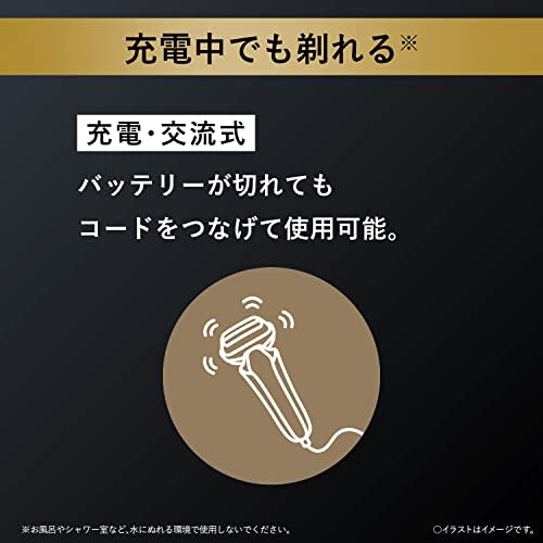 Panasonic Ram Dash PRO Men's Shaver 6 Blades Fully Automatic Cleaning Charger/Semi Hard Case Included Craft Black ES-LS9Q-K You Can Shave Even While C