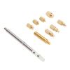 Heat Set Einsatz Kit M2 M3 M4 M5 M6 M8 Messing Rändelmutter für T65 SH72 SH73 Lötkolben
