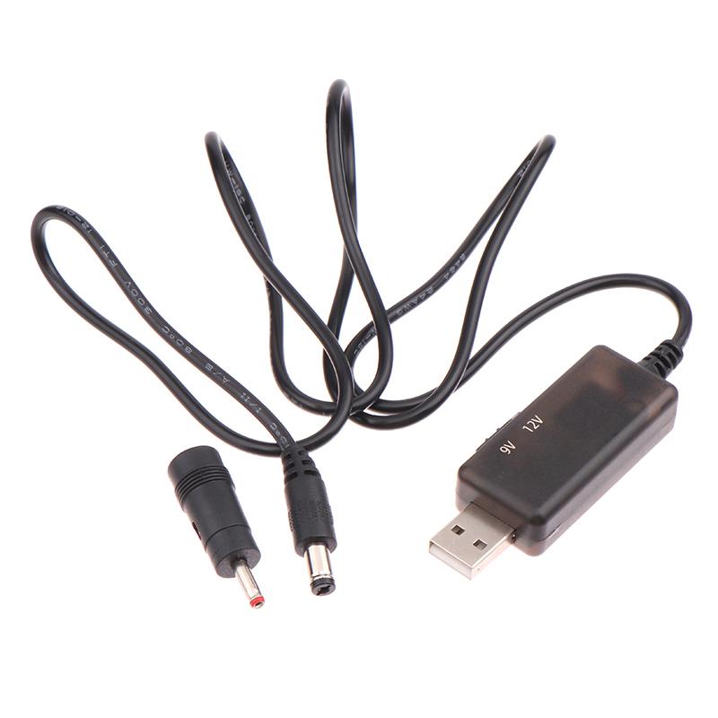 1 Set Power Supply/Charger/Power Converter USB Boost Converter DC 5V To 9V 12V USB Step-up Converter Cable With 3.5mm Connecter