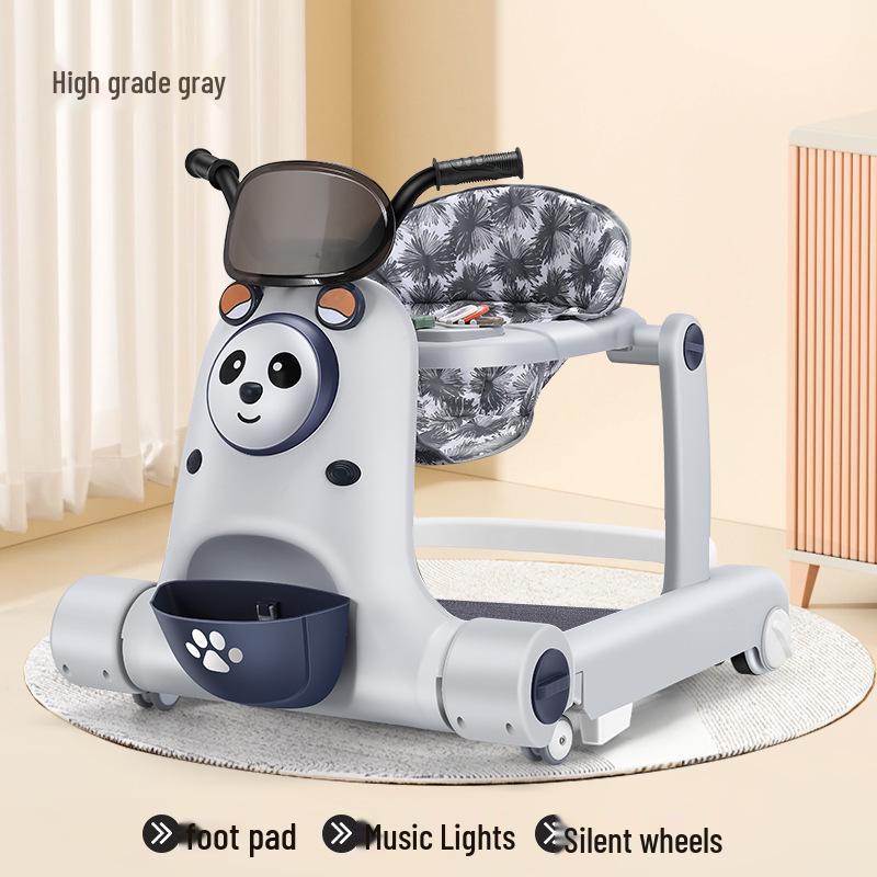 Multifunctional Baby Walker: Anti-Rollover, Sit & Push Design for 7-18 Months, Suitable for Boys & Girls