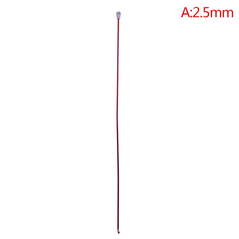 14 Size Afghan Crochet Hooks Aluminum Knitting Needles 2.5 To 11Mm Crochet Hook