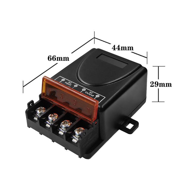 High Power 220V Wireless Remote Control Switch for Water Pumps, Irrigation, Fans, Smoke Extractors, and Sprayers.