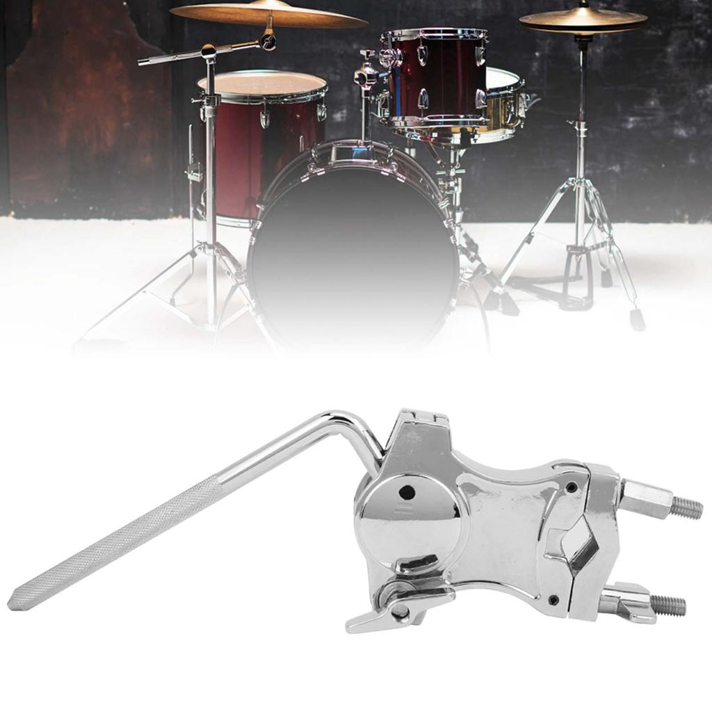 Drum Clamp Zinc Alloy Cowbell Holder Drum Stand Extension Clip Connecting Bracket Clamp