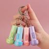 Mini-Taschenlampe Schlüsselanhänger Niedliche Spielzeug-Taschenlampe Kleine tragbare Taschenlampen für Kinder Süßigkeitenfarben Katzen-Spielzeug Tragbarer Schlüsselanhänger Geschenk