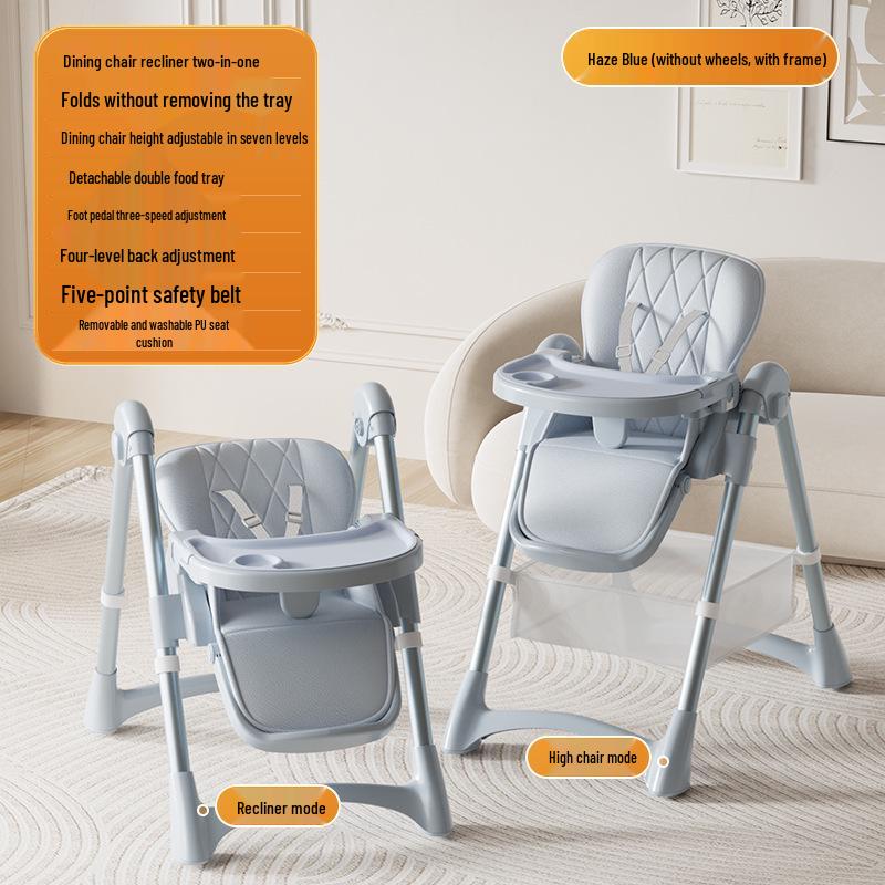 Multifunctional Portable Baby High Chair and Dining Table Set