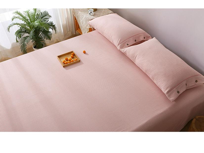 Doppelgröße reine Baumwolle Jacquard Bettlaken - Dick, Atmungsaktiv, Hautfreundlich für Herbst/Winter