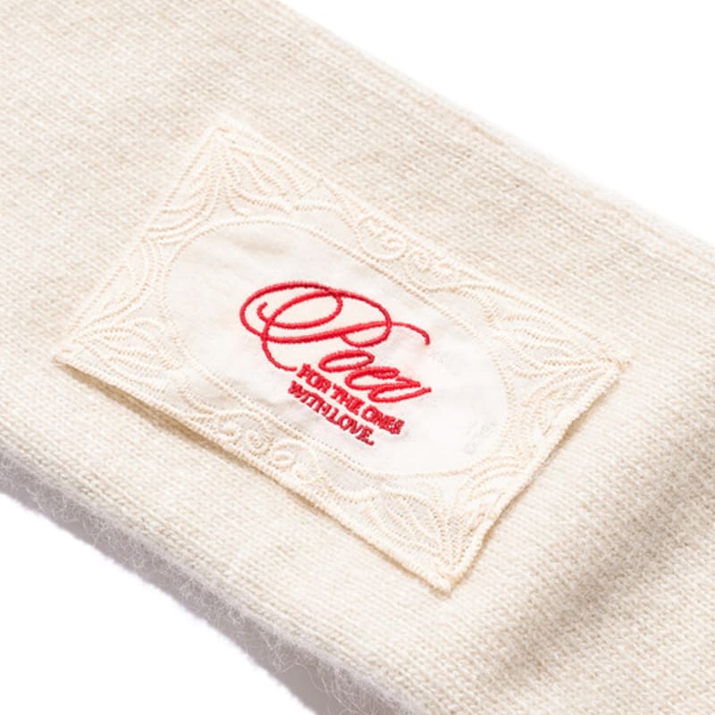 Poev Zweifach gestricktes Haarband - Creme