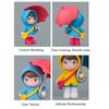 Set of 4 Cartoon Umbrella Girl Car Dashboard Decor Resin Sculpture Ornament For Auto Interior Decoration And Gift Giving