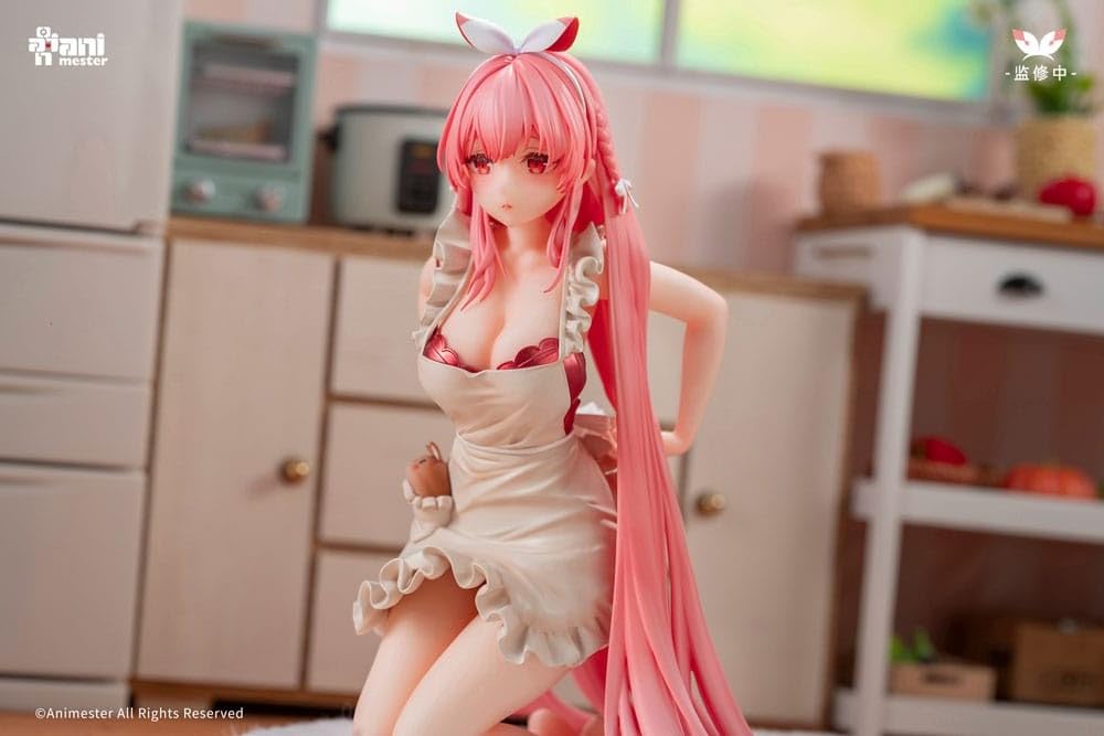 AniMester White Rabbit Rosu Apron Scale PVC ABS Painted Complete Figure Ver. 1/7 &