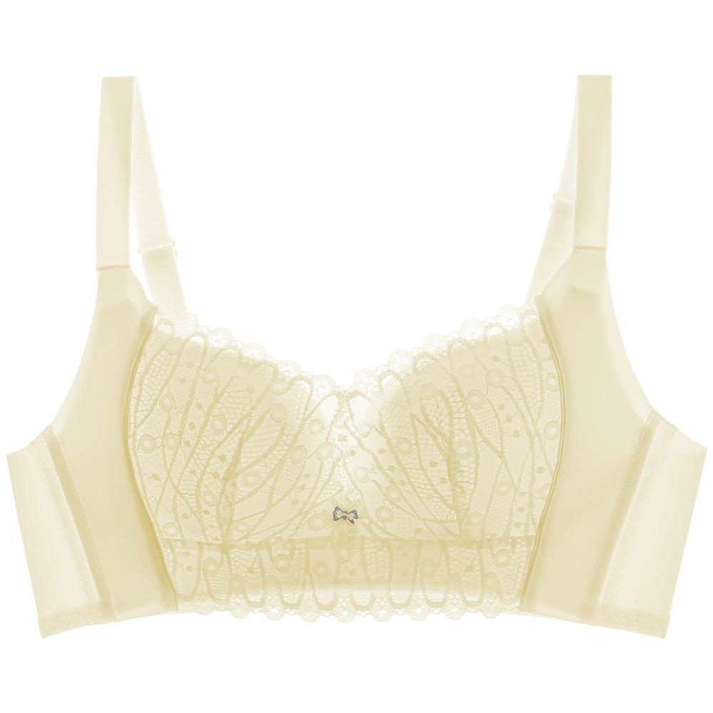 

Женский регулируемый бюстгальтер без косточек, с защитой от провисания, с тонким дизайном и эффектом пуш-ап 40/90D бежевый