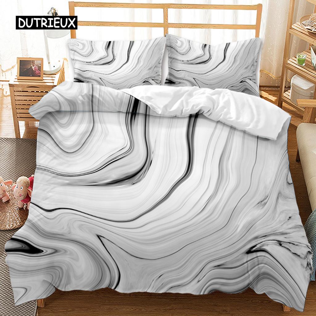 Márvány Paplanhuzat Szett Márvány Ágynemű Szett Kék Arany Absztrakt Textúra Gyerek Ágynemű Dupla Queen King Méret Poliészter Paplanhuzat