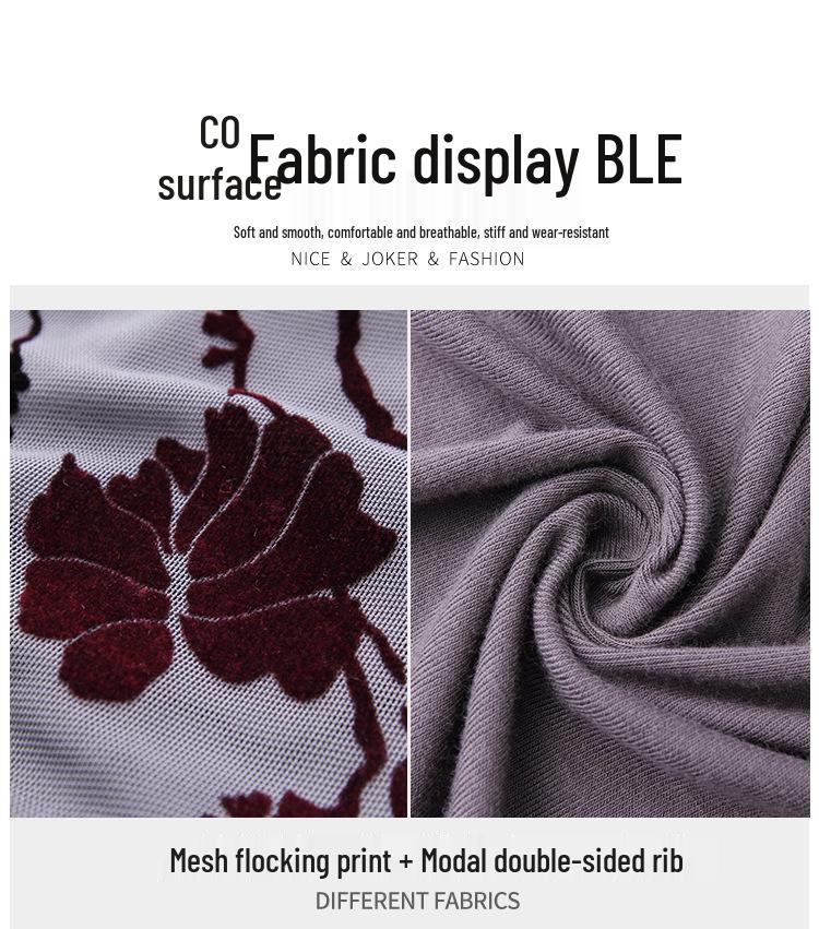 Huayu Bauchtanzkostüm - Sexy Print Modal Langkleid Set für Frauen Anfänger