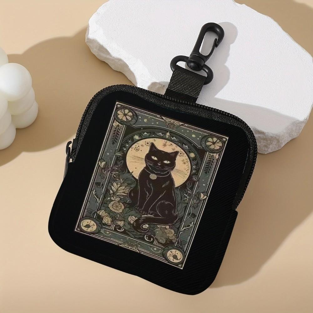 Cute PVC Coin Purse Cartoon Waterproof Women's Wallet Lightweight Zipper Storage Bag for Women Girls