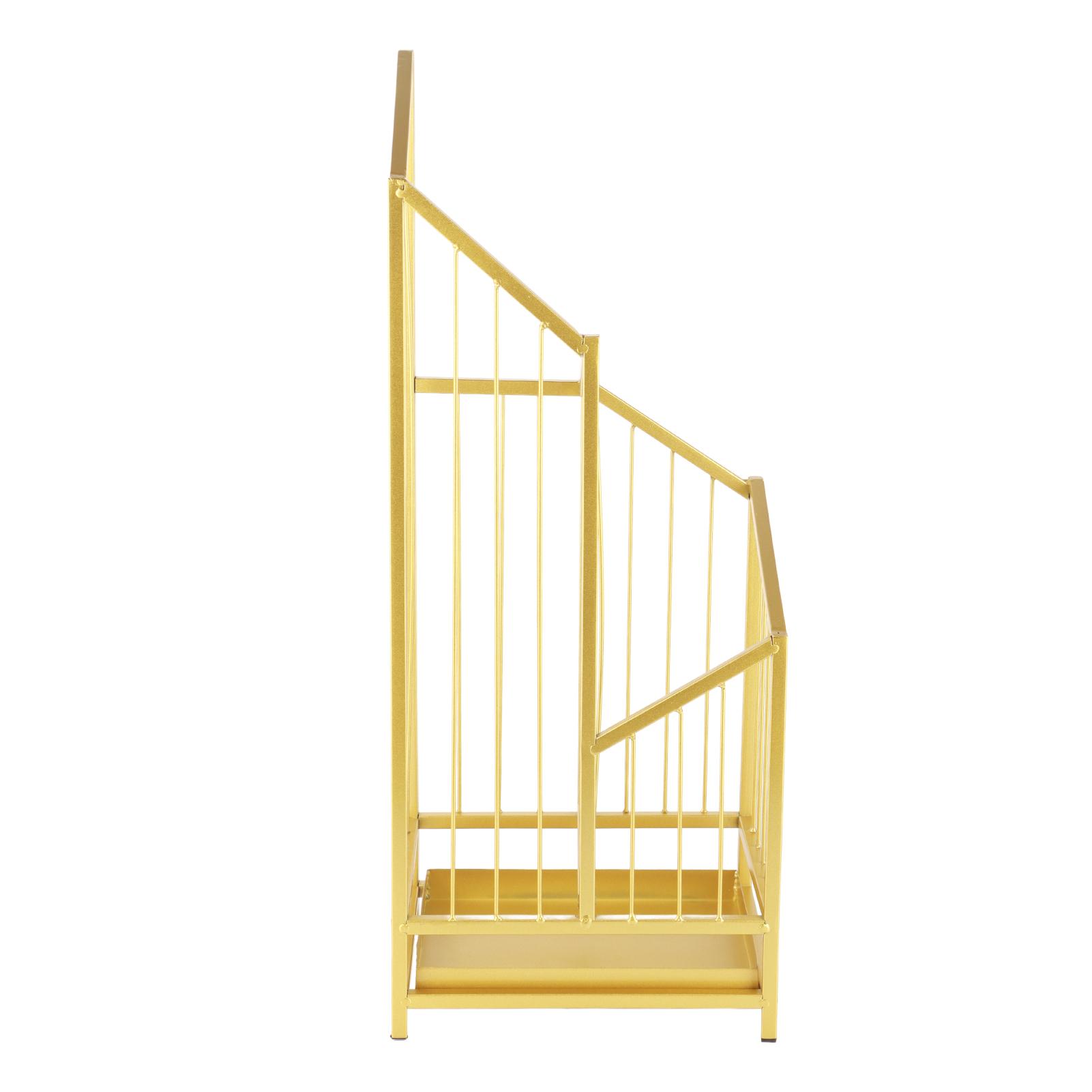 Unbrella Holder Household Metal Bright Color Stable Small Umbrella Storage Rack for Doorway Golden золотистый 7880₽