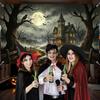 Halloween Backdrop Creepy Castle Banner Photo Booth Props 6x3.6 ft