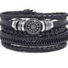 Simple Retro Unisex Woven Anchor Bracelet Set – Handcrafted Fashion Jewelry