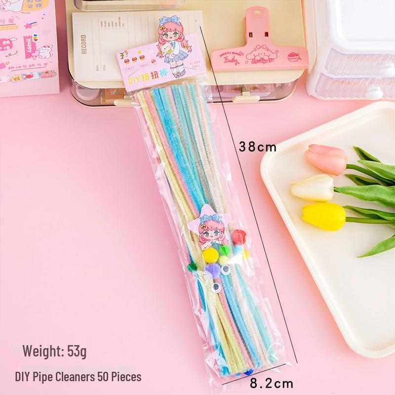 

Бархатная палочка для скручивания DIY Плюшевая полоска Букет - Развивающая игрушка для детей