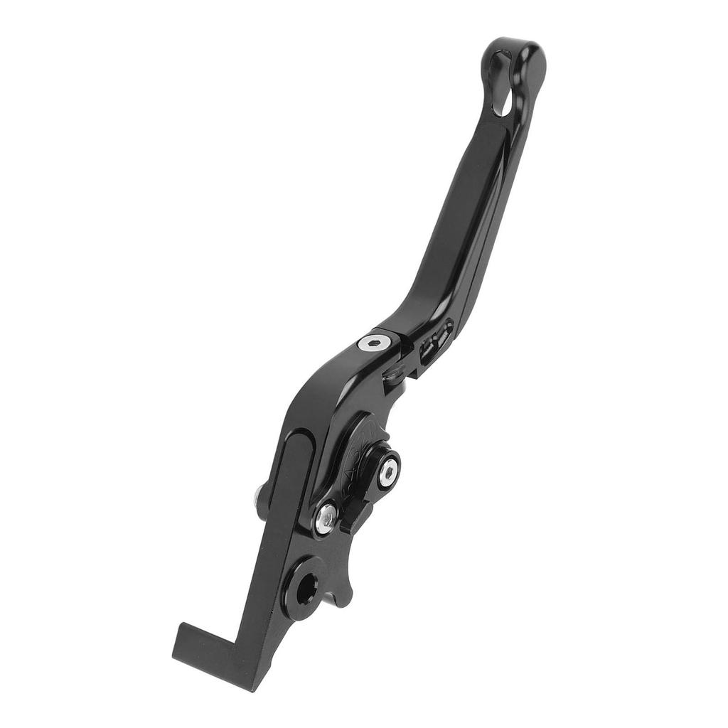 Folding Brake Handle, Anodized Finish T6063 CNC Aluminum Angle Adjustable Folding Brake Lever Rigid Shock Resistant DAX125 ST125 (Black)